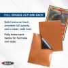 BCW Elite2 Glossy Card Sleeves – Orange |100ct | Crystal-Clear Front | Textured Back | Fits 2.5″ x 3.5″ Cards(Autumn)