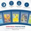 BCW Semi Rigid Card Holder #1 | 100 Pack | Semi Rigid Card Sleeves for Grading Preparation | Protective Holders for Sports & Trading Cards(100)