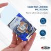 BCW Tabbed Card Sleeves (200 Pack) – Grading Sleeves for PSA, BGS, SGC, CSG, & HGA, Pull Tab for Standard Cards | Fits Toploaders & Semi Rigid Holders | Acid-Free, Archival Safe(200 Pack)