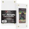 BCW 1/2 Inch Acrylic Card Holder (1 Pack) | Clear Acrylic Trading Card Display | Fits Most Trading Card Sizes | Beveled Edge Collectible Card Display Case(1 Pack)
