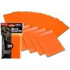 BCW Deck Guard – Double Matte Orange Card Sleeves | Acid-Free, Archival-Safe, No PVC | Anti-Glare Matte Finish | Fits Standard 2½” x 3½” Game Cards | Durable Deck Protector Sleeves | 1500 Ct