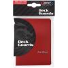 BCW Deck Guard – Double Matte Red Card Sleeves | Acid-Free, Archival-Safe, No PVC | Anti-Glare Matte Finish | Fits Standard 2½” x 3½” Game Cards | Durable Deck Protector Sleeves | 1 Box