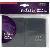 BCW Elite2 Glossy Card Sleeves – Cool Gray | Crystal-Clear Front | Textured Back | Fits 2.5″ x 3.5″ Cards – 100 Ct