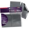 BCW Elite2 Glossy Card Sleeves – Gray |100ct | Crystal-Clear Front | Textured Back | Fits 2.5″ x 3.5″ Cards(Gray)