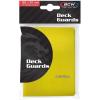 BCW Yellow Double Matte Deck Guards Holder with 50 Sleeves