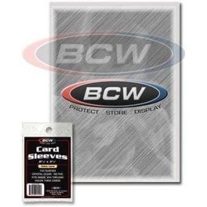BCW Protective Trading Card Sleeves x 100 Thick Card Sleeve Pack