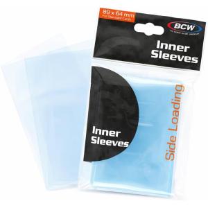 BCW Regular Inner Card Sleeves – 200ct | Acid-Free Archival Card Protectors | Perfect Fit for MTG, Pokemon, Sports & Trading Cards | Clear Plastic Sleeves for Double Protection(200 Pack)