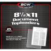BCW 100 8.5X11 Photo Sleeves and Toploaders
