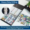 BCW 3-Inch Basketball Album – Black | Durable Binder for 90 Protective Pages, Heavy-Duty D-Ring | Ideal for Basketball Card Collectors, Storage, and Protection(Hockey)