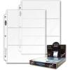 3 slot Coupon Pages for Coupon Organizer Binder (set of 10)
