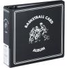 BCW 3-Inch Basketball Album – Black | Durable Binder for 90 Protective Pages, Heavy-Duty D-Ring | Ideal for Basketball Card Collectors, Storage, and Protection(Basketball)