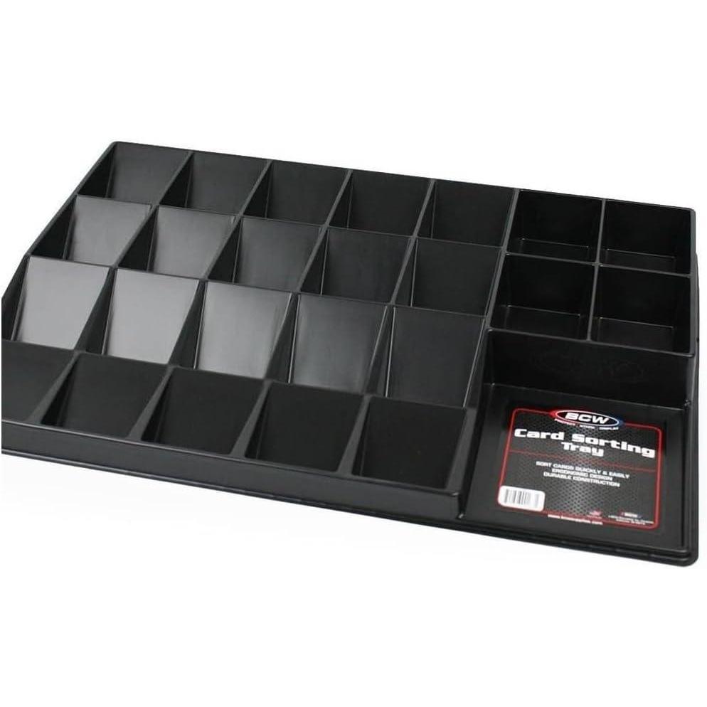 image:imageBCW Card Sorting Tray  2 ct  24Cell Trading Card Organizer for TCG amp Sports Cards  Compatible with Popular Games Like Pokmon Baseball and Magic Cards  Lightweight Card Sorter TraySingle
