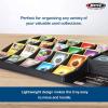 BCW Card Sorting Tray – 2 ct | 24-Cell Trading Card Organizer for TCG & Sports Cards | Compatible with Popular Games Like Pokémon, Baseball, and Magic Cards | Lightweight Card Sorter Tray(Single)
