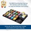 BCW Card Sorting Tray – 2 ct | 24-Cell Trading Card Organizer for TCG & Sports Cards | Compatible with Popular Games Like Pokémon, Baseball, and Magic Cards | Lightweight Card Sorter Tray(2 Pack)