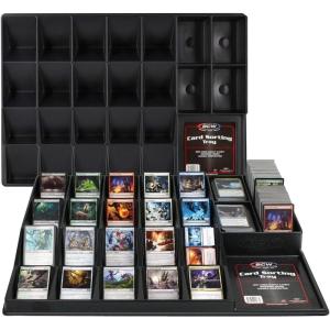 BCW Card Sorting Tray – 2 ct | 24-Cell Trading Card Organizer for TCG & Sports Cards | Compatible with Popular Games Like Pokémon, Baseball, and Magic Cards | Lightweight Card Sorter Tray(2 Pack)
