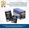 BCW Resealable Team Set Bags, Standard Card Sleeves, & 3×4 Topload Card Holders Combo | Protection for Sports & Trading Cards | Acid-Free, Archival Quality | Perfect for Pokemon, Baseball, & More