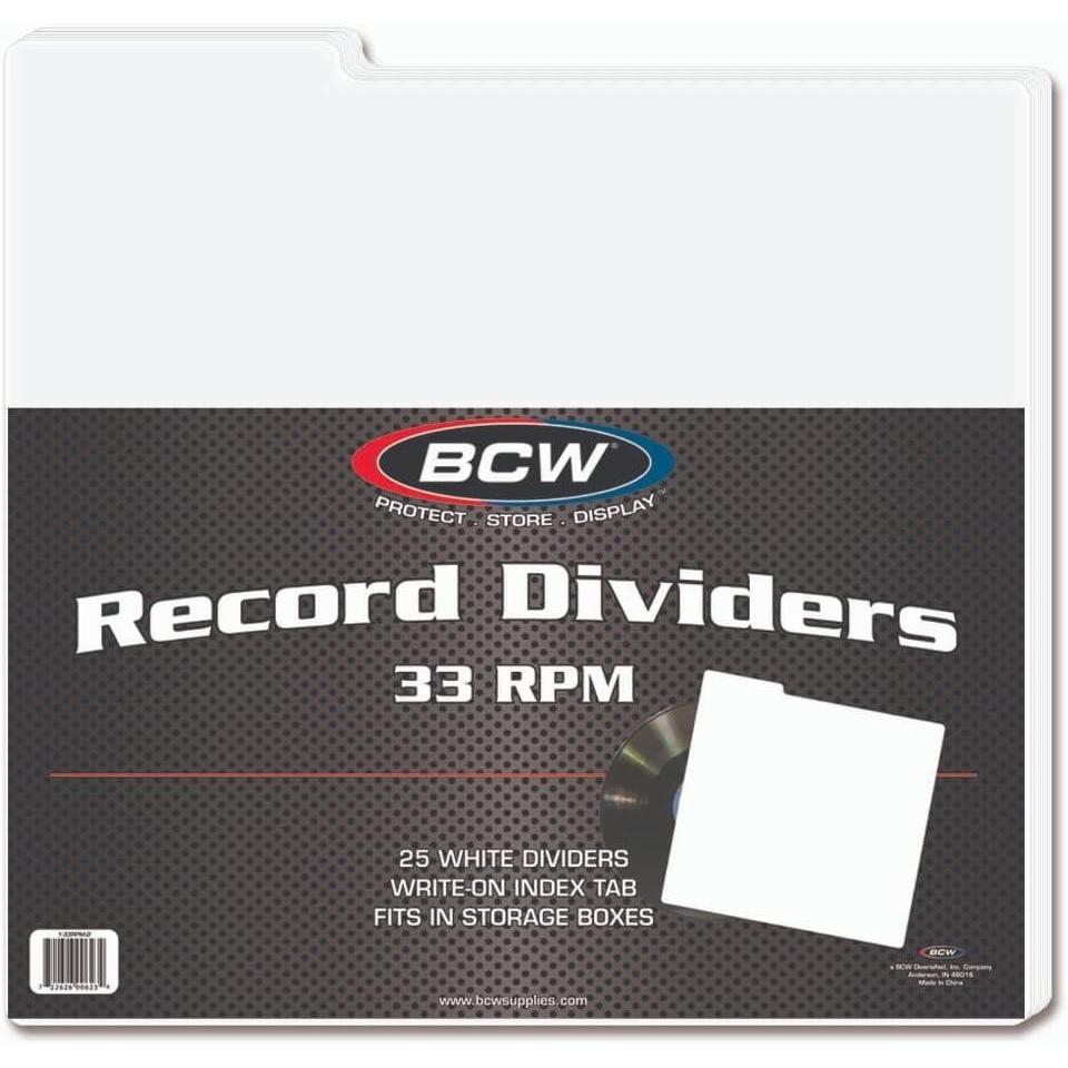 image:imageBCW Supplies 33 RPM Record DividerDivider