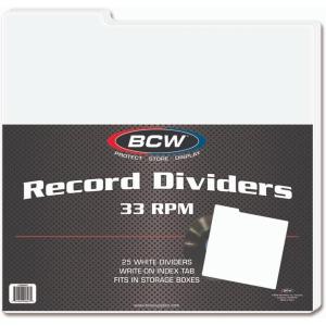 BCW Supplies 33 RPM Record Divider(Divider)