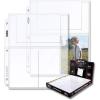 BCW Pro 3-Pocket Photo Sleeves (100 Pack) | 4″x6″ Acid-Free, Archival Pages for Binders | Clear, PVC-Free Protection for Photos & Cards(100 Pack)