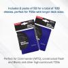 BCW Deck Guard – Double Matte Blue Card Sleeves | Acid-Free, Archival-Safe, No PVC | Anti-Glare Matte Finish | Fits Standard 2½” x 3½” Game Cards | Durable Deck Protector Sleeves | 100 Ct