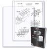 BCW Premium 8.5×11 Topload Holder -100 ct | Rigid PVC, No Harmful Additives | Protects Photos, Prints, and Work Papers | Crystal Clear Display Document Toploader | Clear Plastic Document Holder
