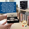BCW Cassette Tape Cases – 10 Pack (Black) | Replacement Audio Cassette Cases | Protect & Store Standard Cassette Tapes | Durable Plastic Storage for Music & Blank Tapes(Black)
