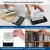 BCW Cassette Tape Cases – 10 Pack (Black) | Replacement Audio Cassette Cases | Protect & Store Standard Cassette Tapes | Durable Plastic Storage for Music & Blank Tapes(Black)